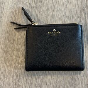 Kate Spade Black Textured Wallet
